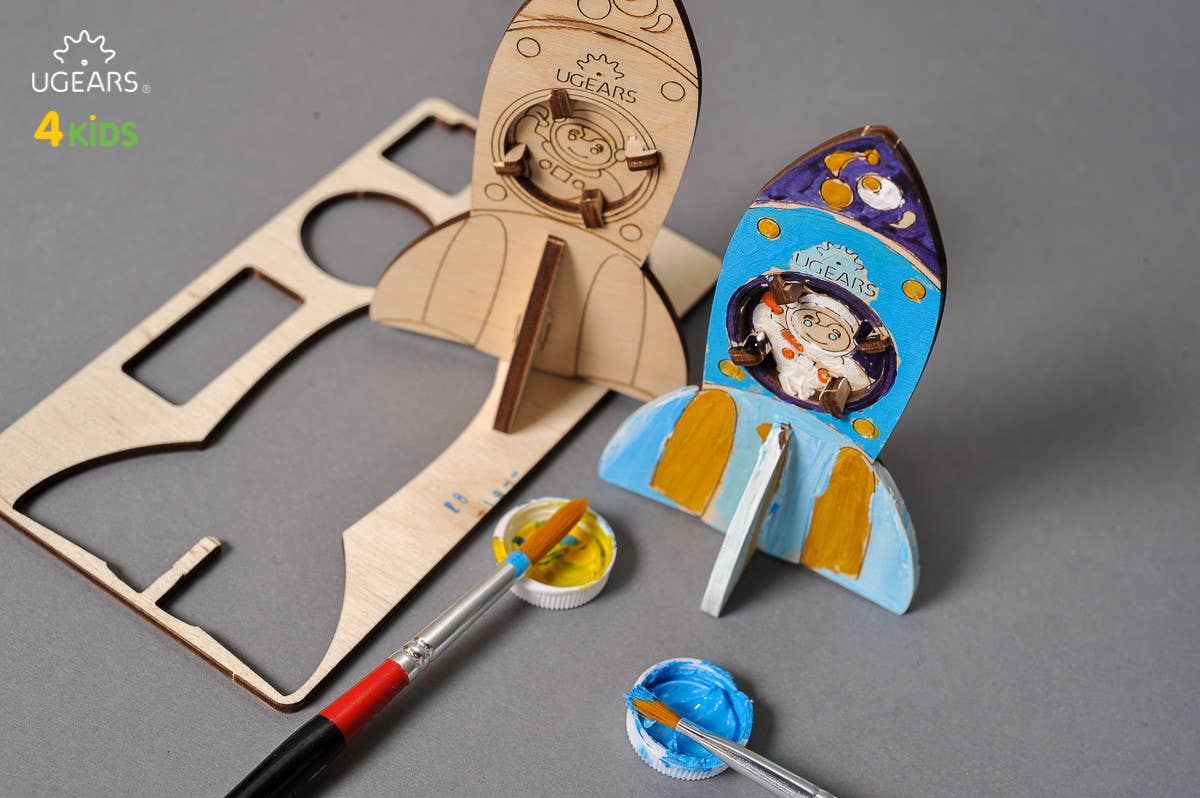 Rocket - Colouring 3D Puzzle