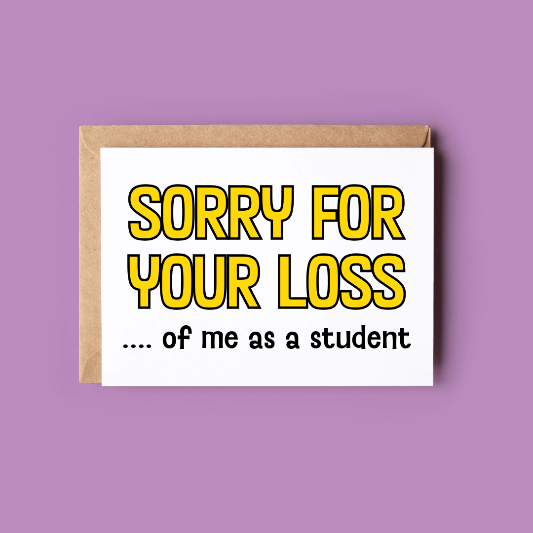 Loss of me as a Student