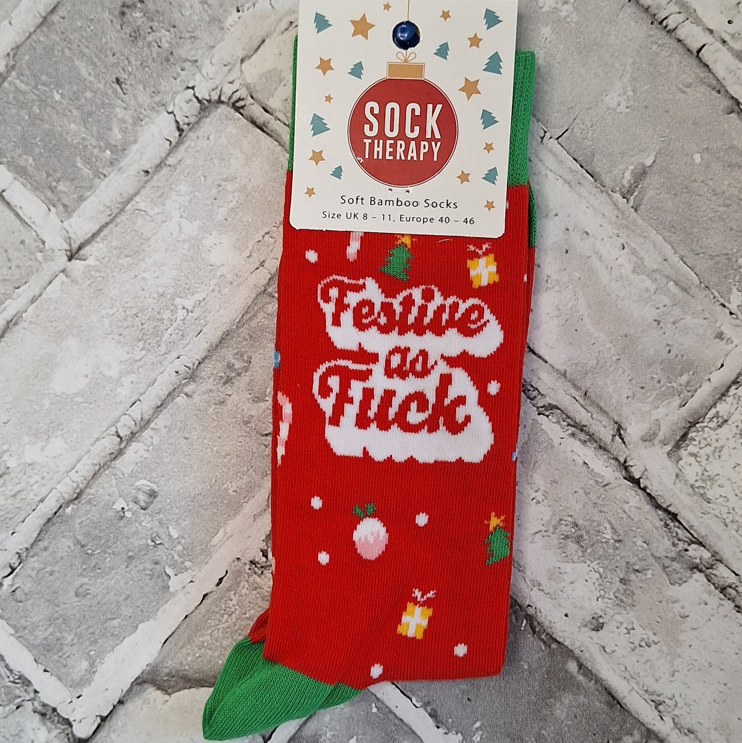 Festive as F*** - Men's Bamboo Socks