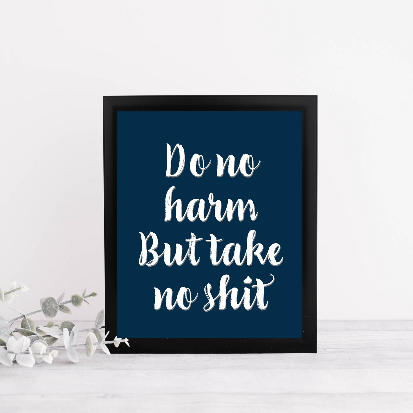 Do No Harm But Take No Shit