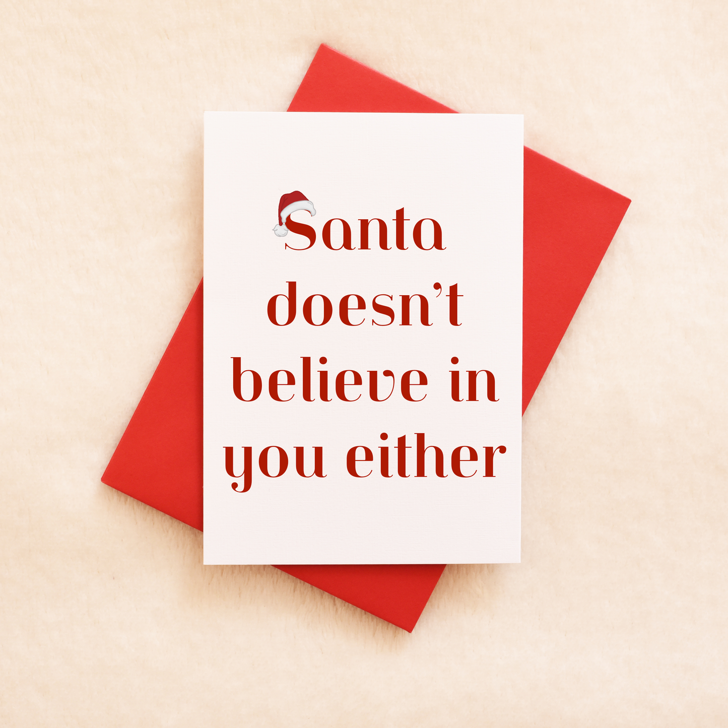 Santa Doesn't Believe in you Either