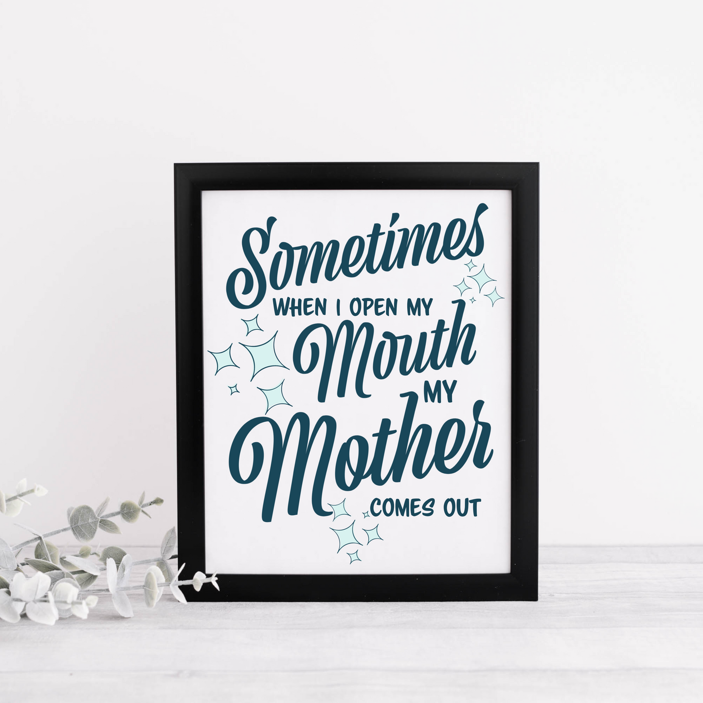 When I Open My Mouth