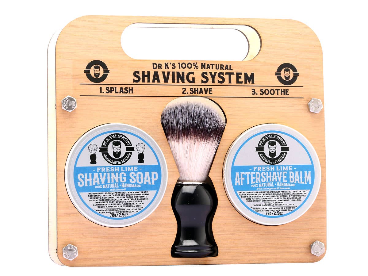 Fresh Lime Shaving System, All Natural, Handmade in Ireland