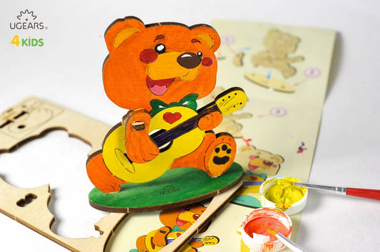Bear - Colouring 3D Puzzle