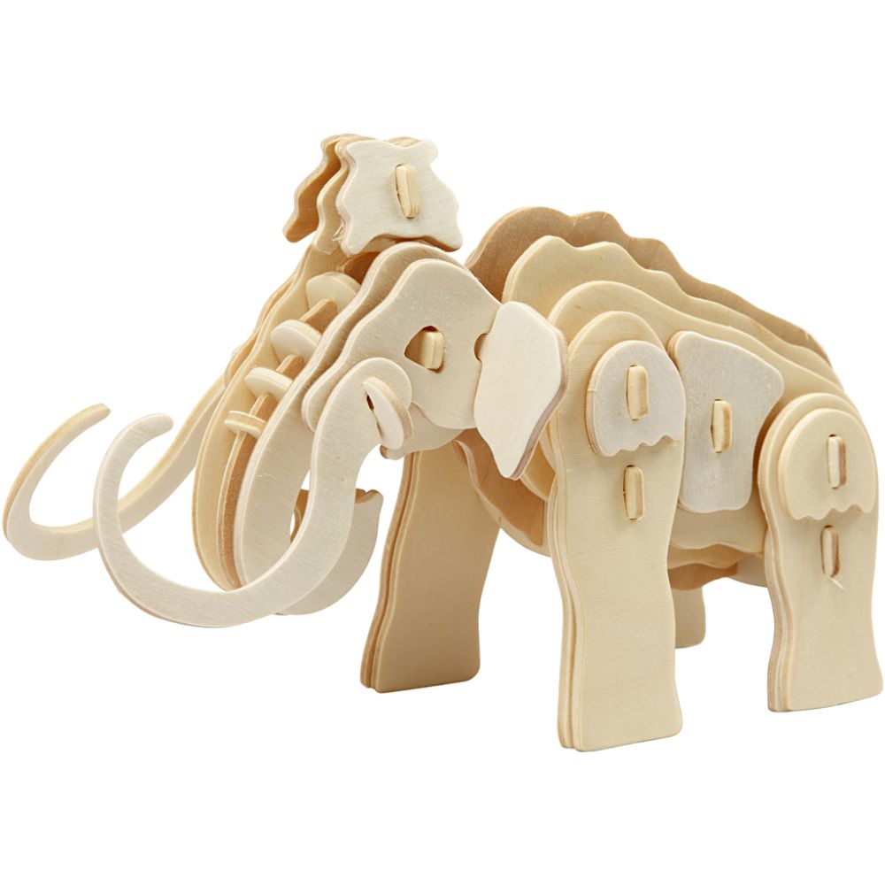 3D Wood Construction: Mammoth
