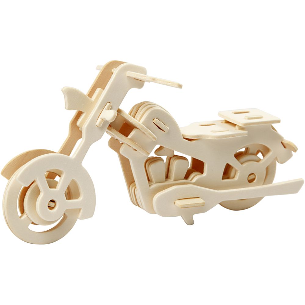 3D Wood Construction: Motorbike