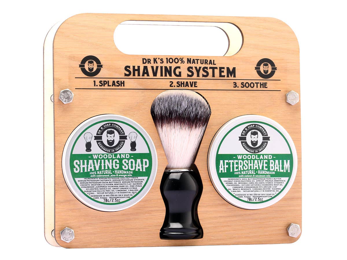 Woodland Shaving System, All Natural, Handmade in Ireland