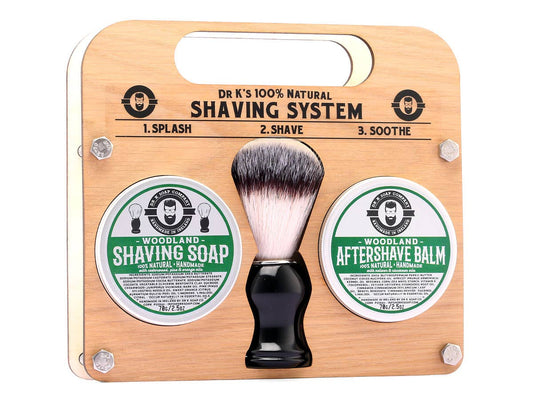 Woodland Shaving System, All Natural, Handmade in Ireland