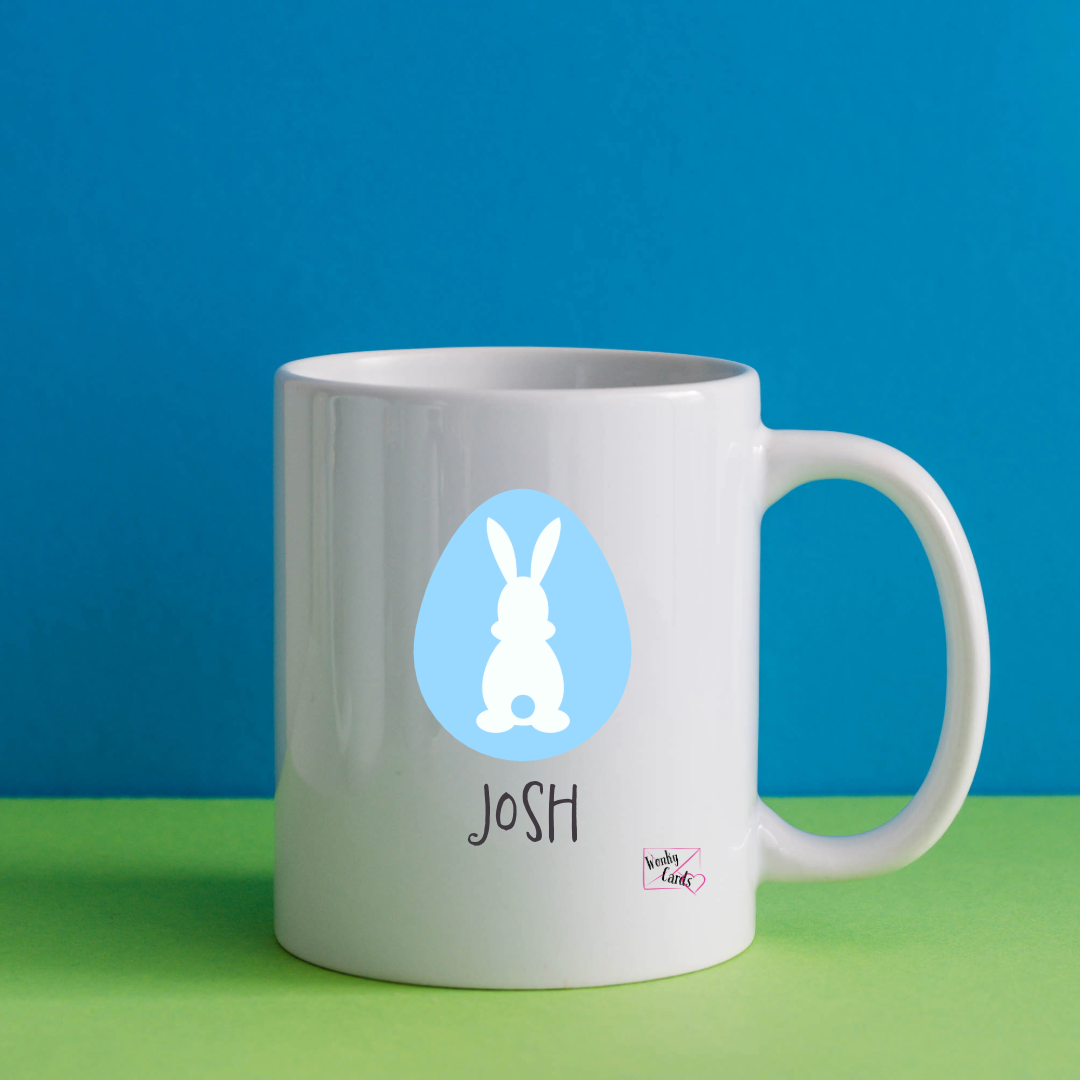 Personalised Easter mug with Easter Egg