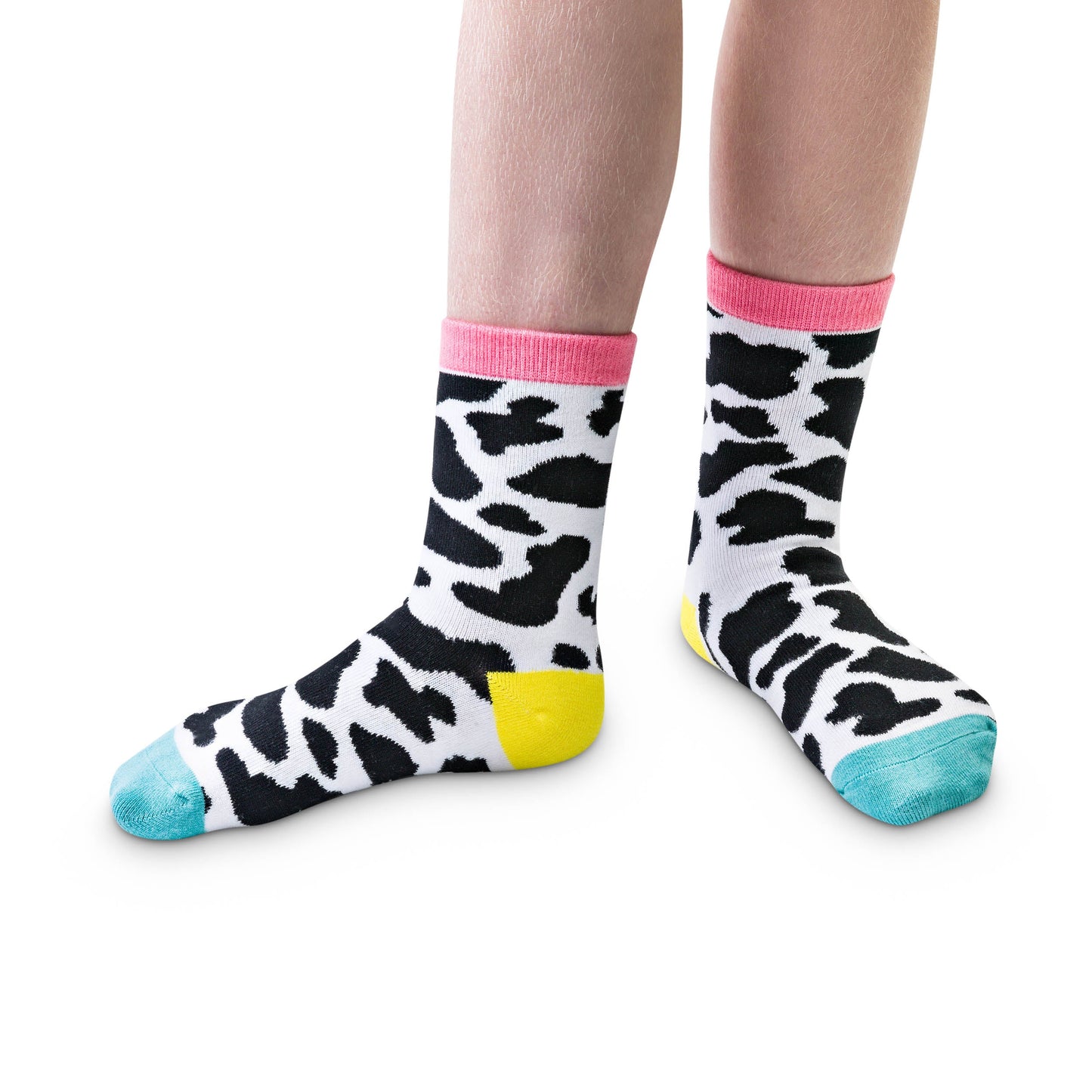 Cow Print Bamboo Sock (seamless toe)