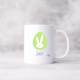 Personalised Easter mug with Easter Egg