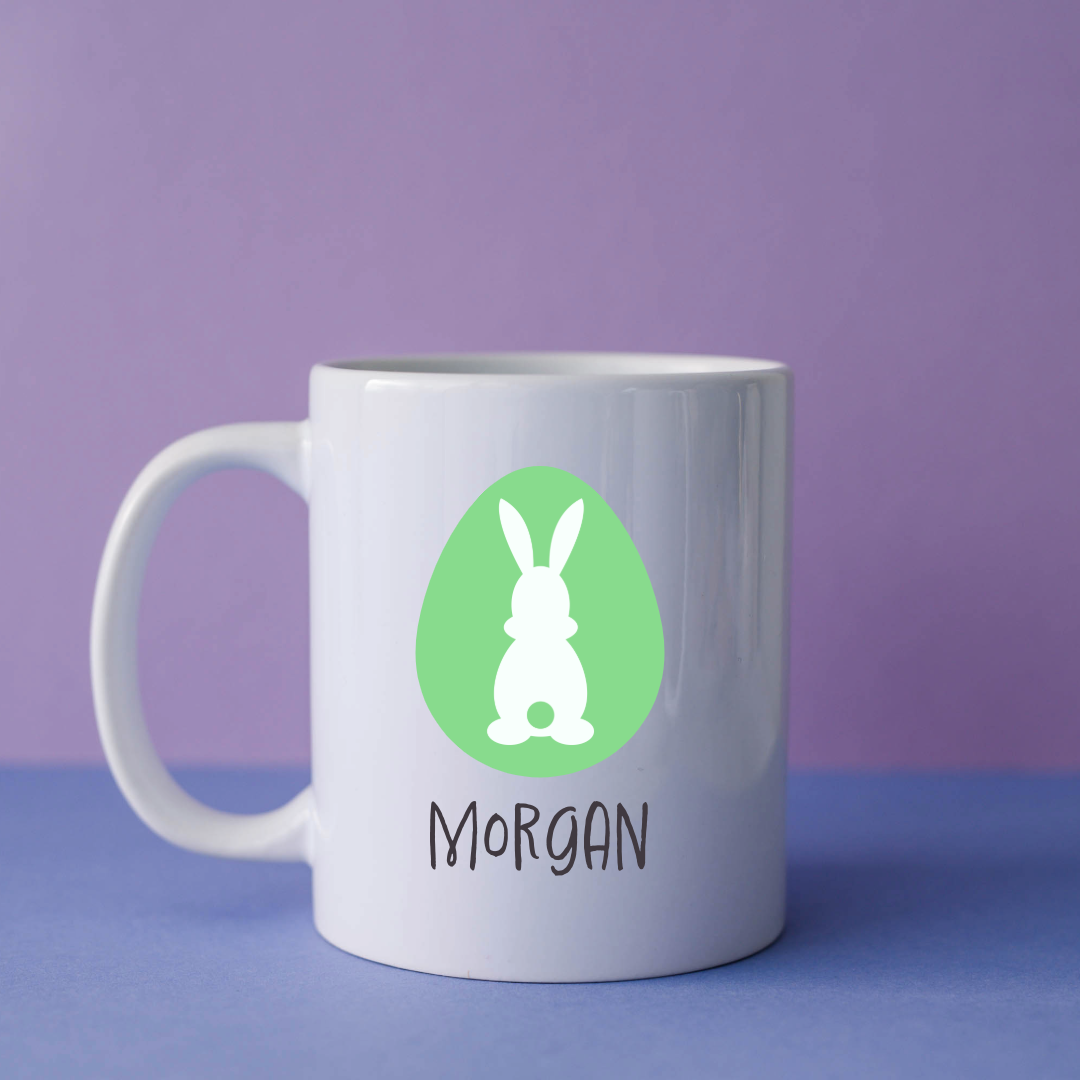 Personalised Easter mug with Easter Egg