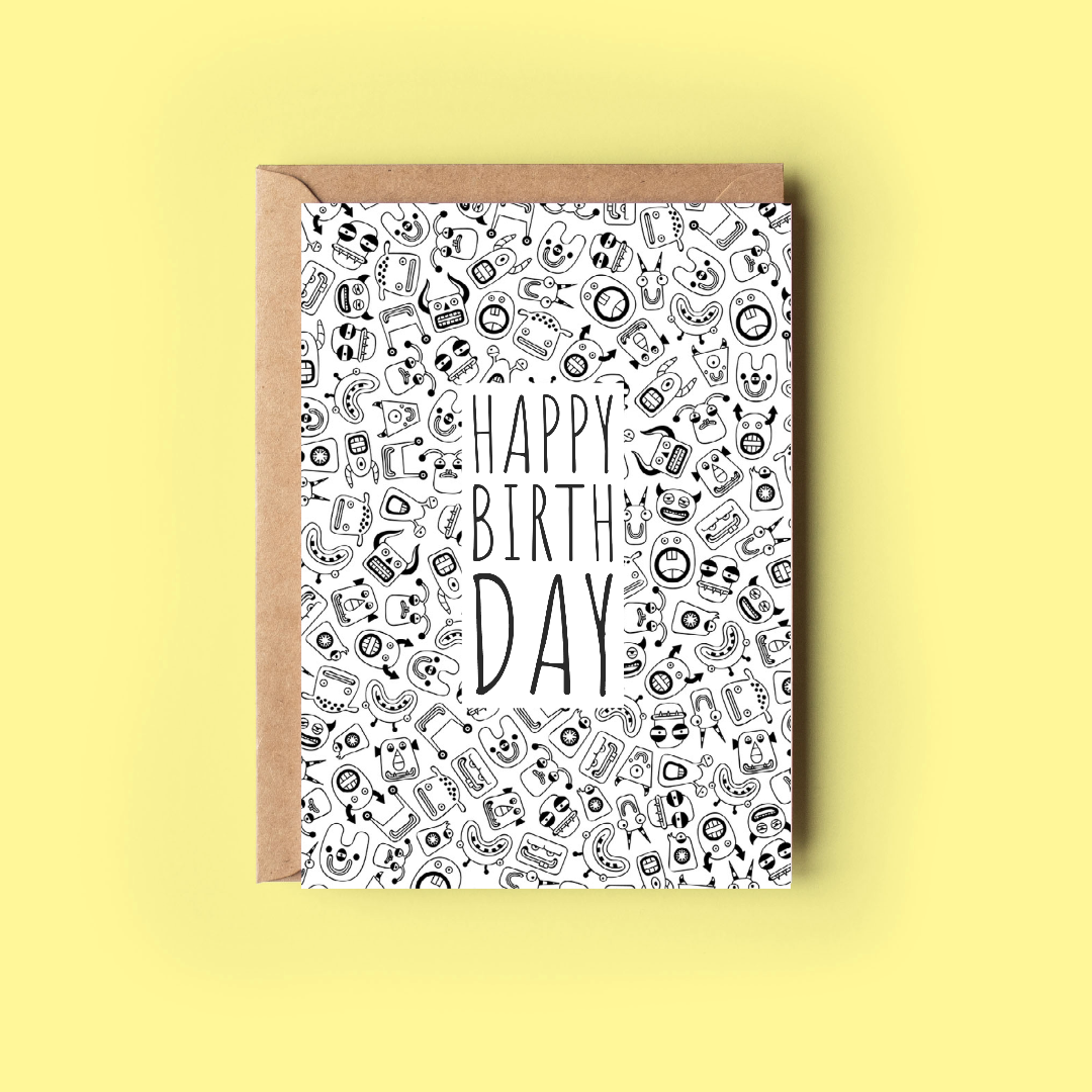 Happy Birthday - Robots
