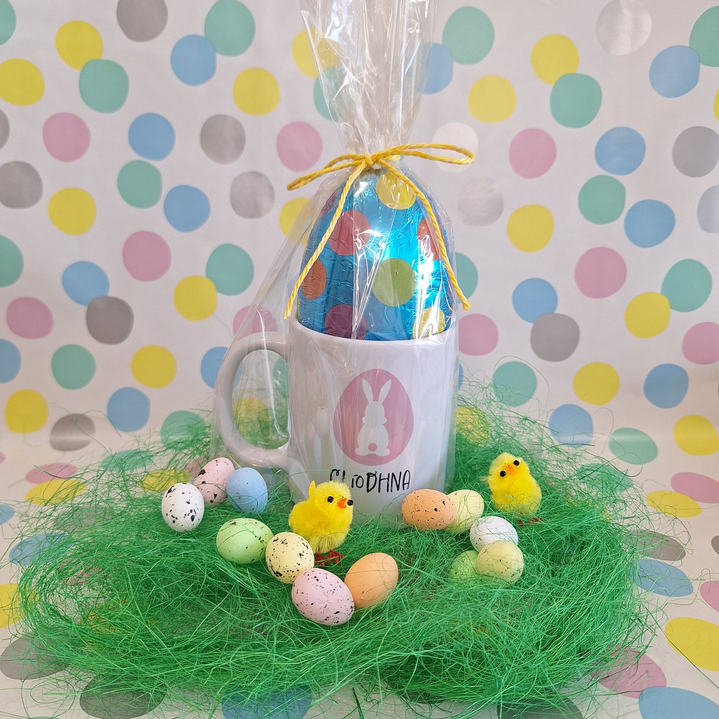 Personalised Easter mug with Easter Egg