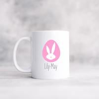 Personalised Easter mug with Easter Egg