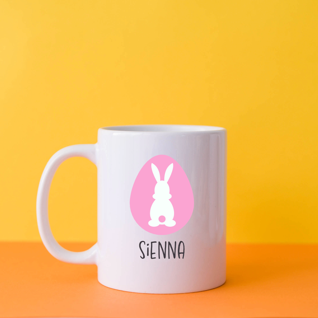 Personalised Easter mug with Easter Egg