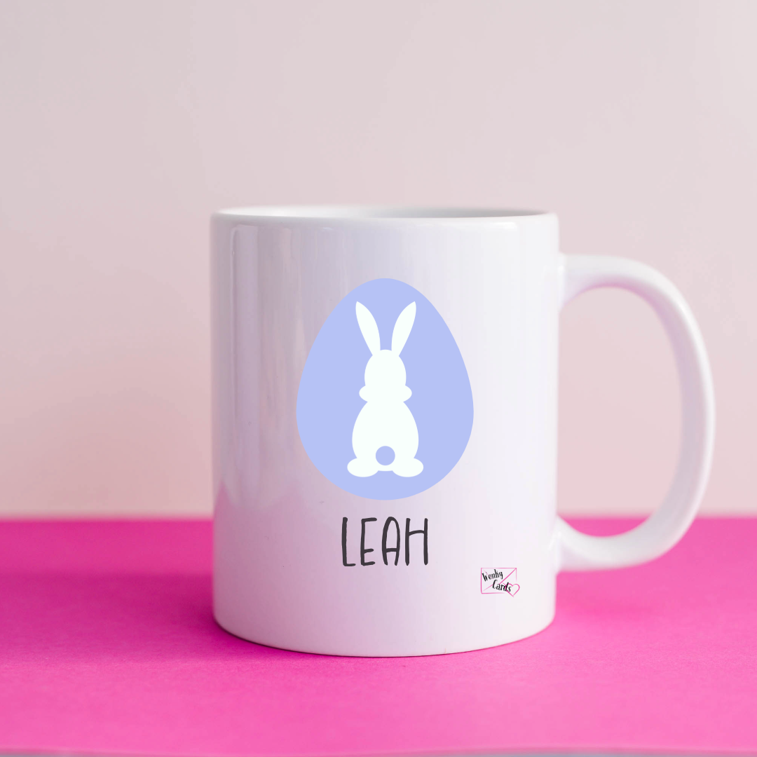 Personalised Easter mug with Easter Egg