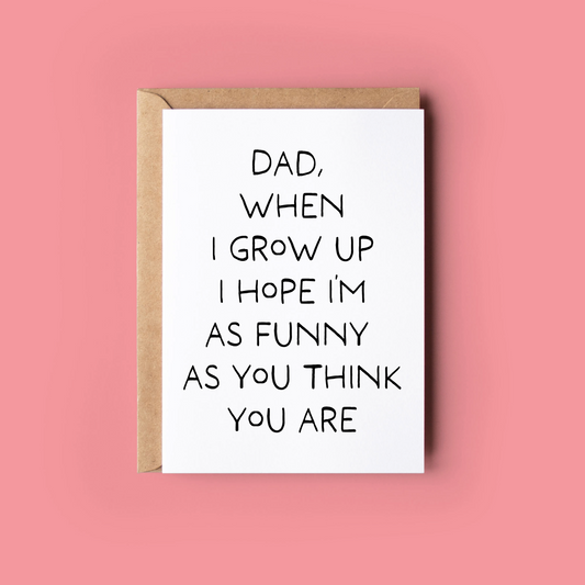 As funny as you think you are