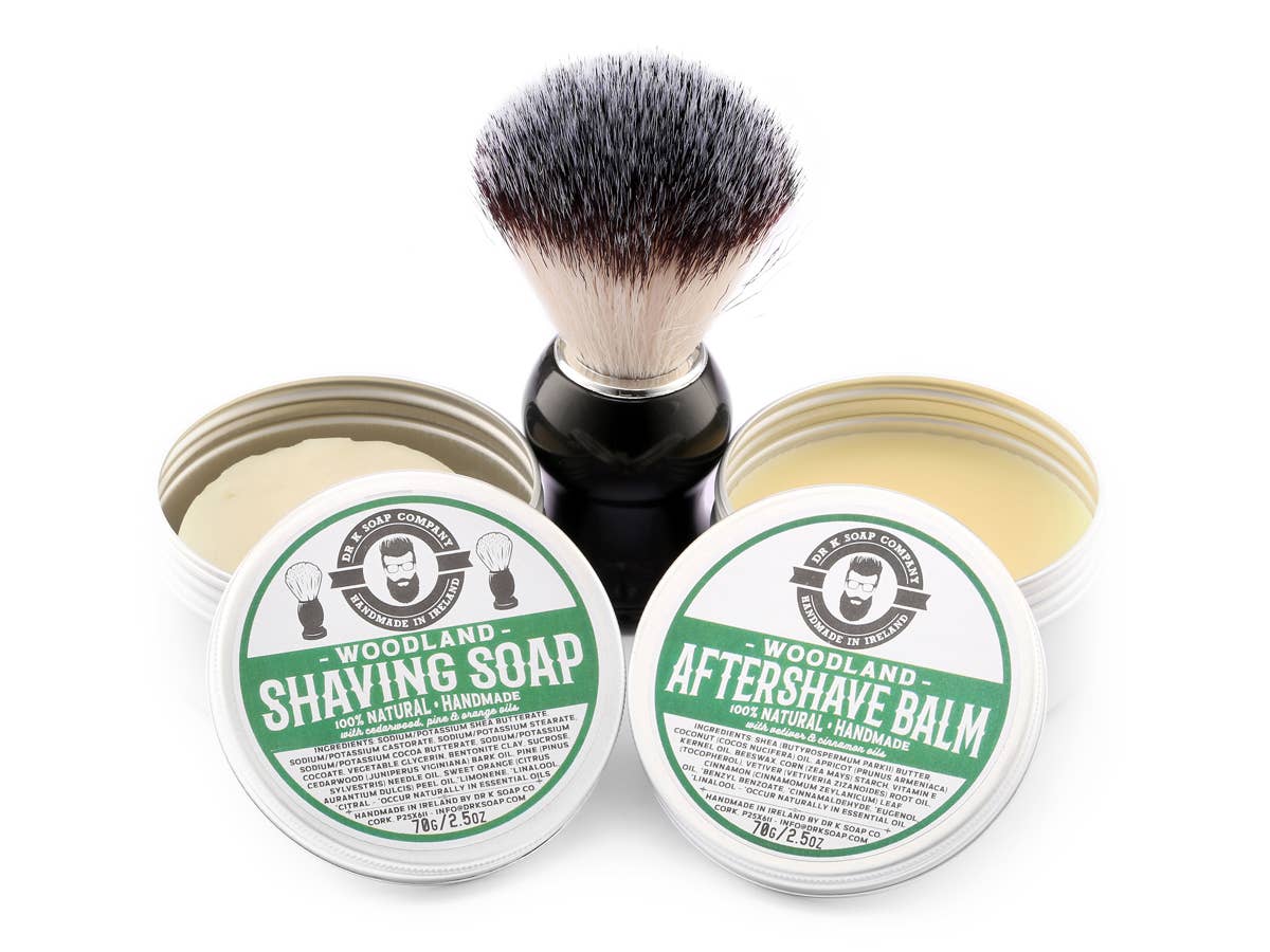 Woodland Shaving System, All Natural, Handmade in Ireland