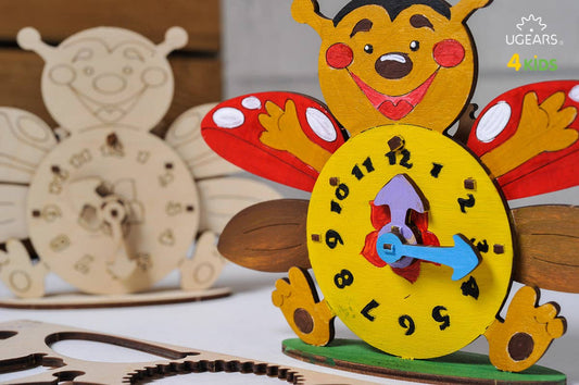 Clock - Colouring 3D Puzzle