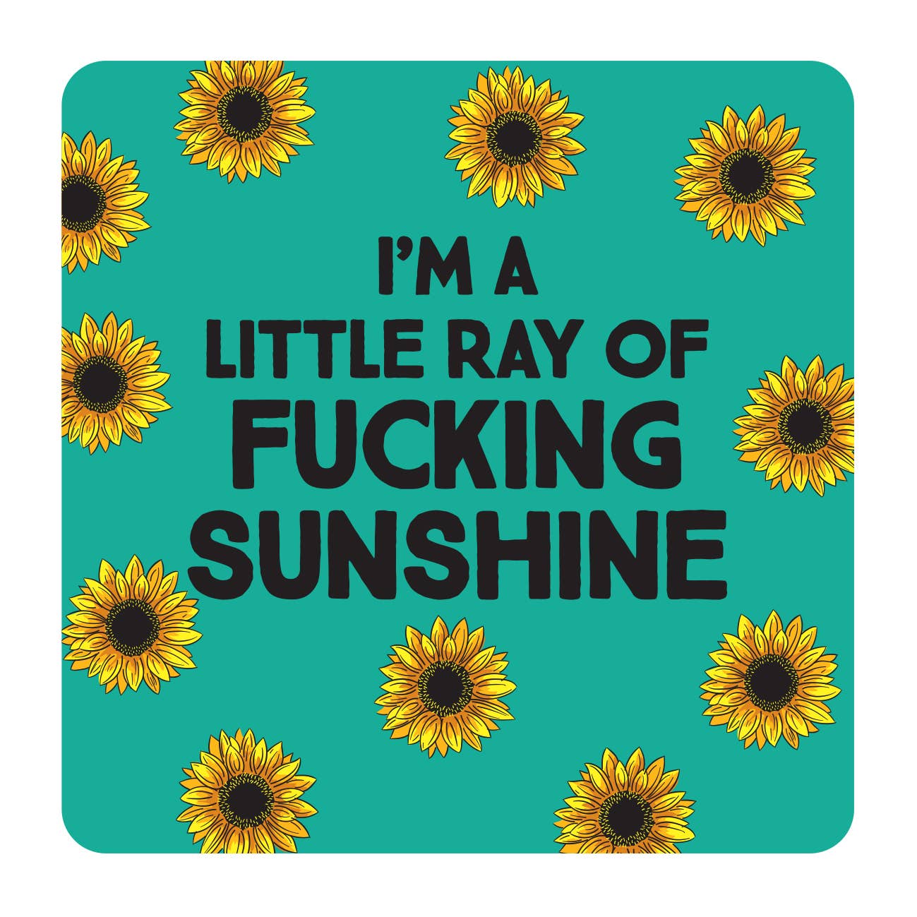 Ray Of Fucking Sunshine Women's Socks And Coaster Bundle