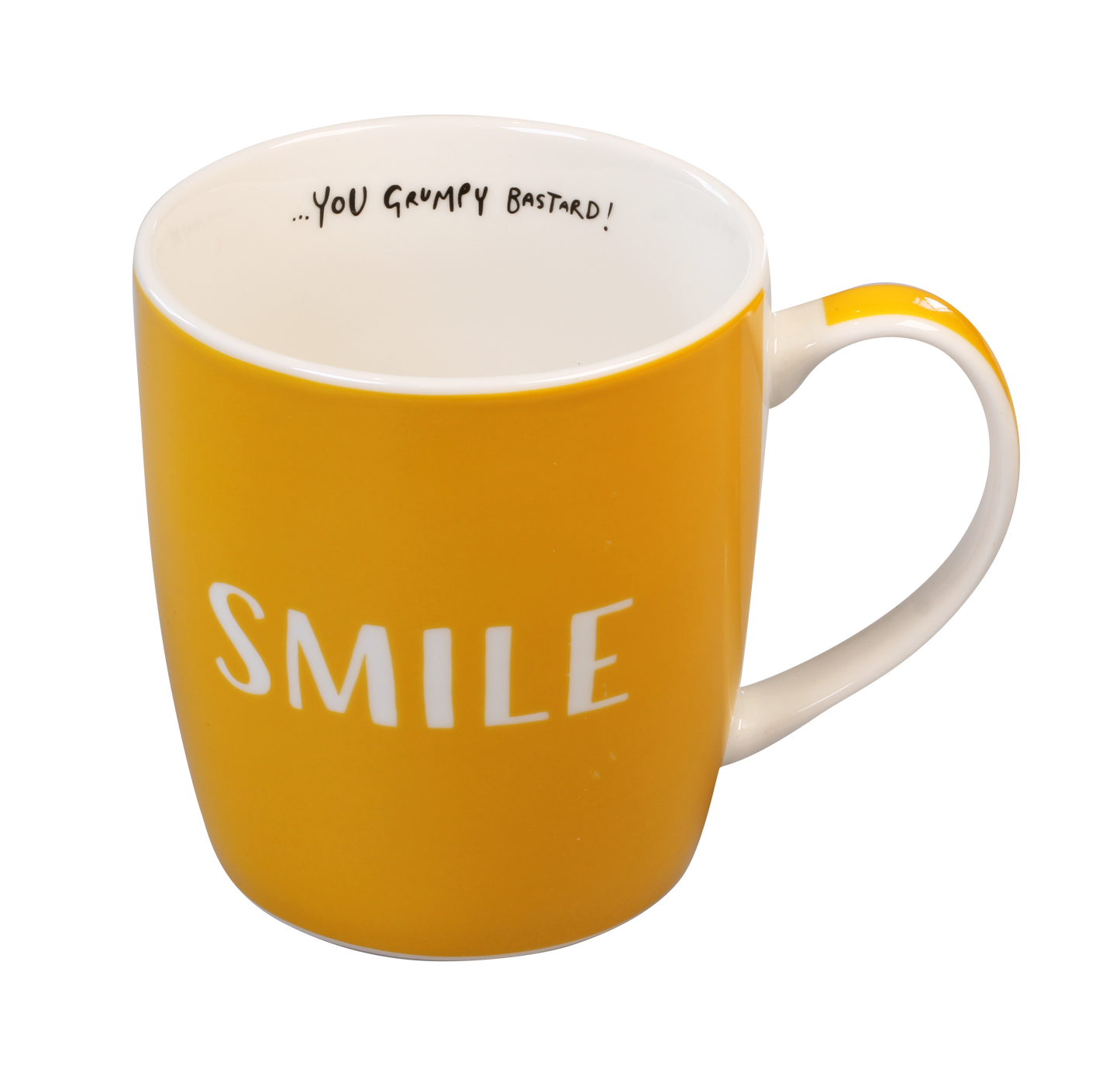 Smile ...You Grumpy Bastard! - Brutally Honest Mugs