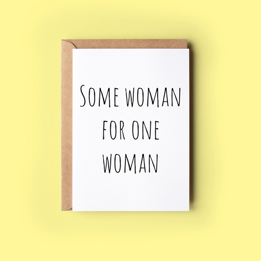 Some Woman for One Woman