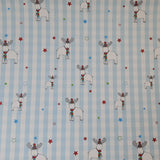 Recycled gift wrap sheet - Blue