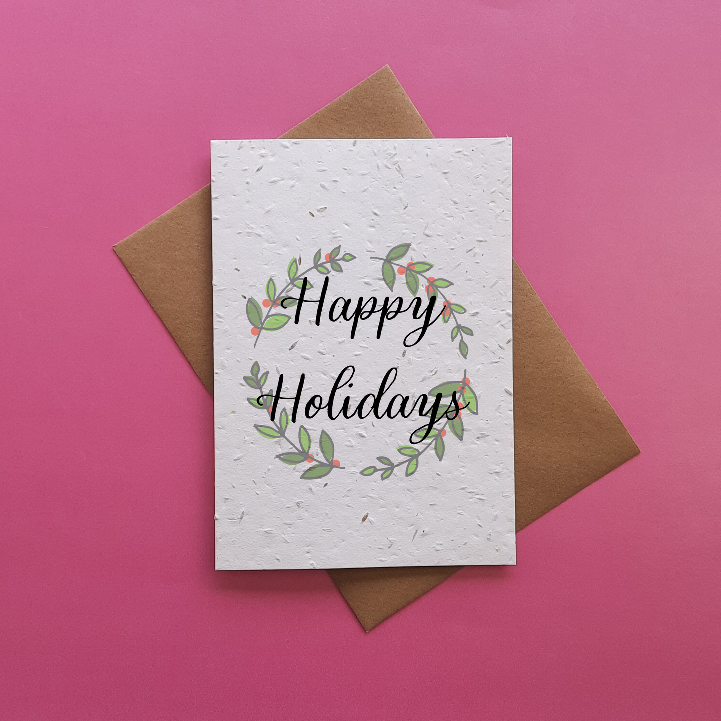 Happy Holidays - Plantable Seed Card