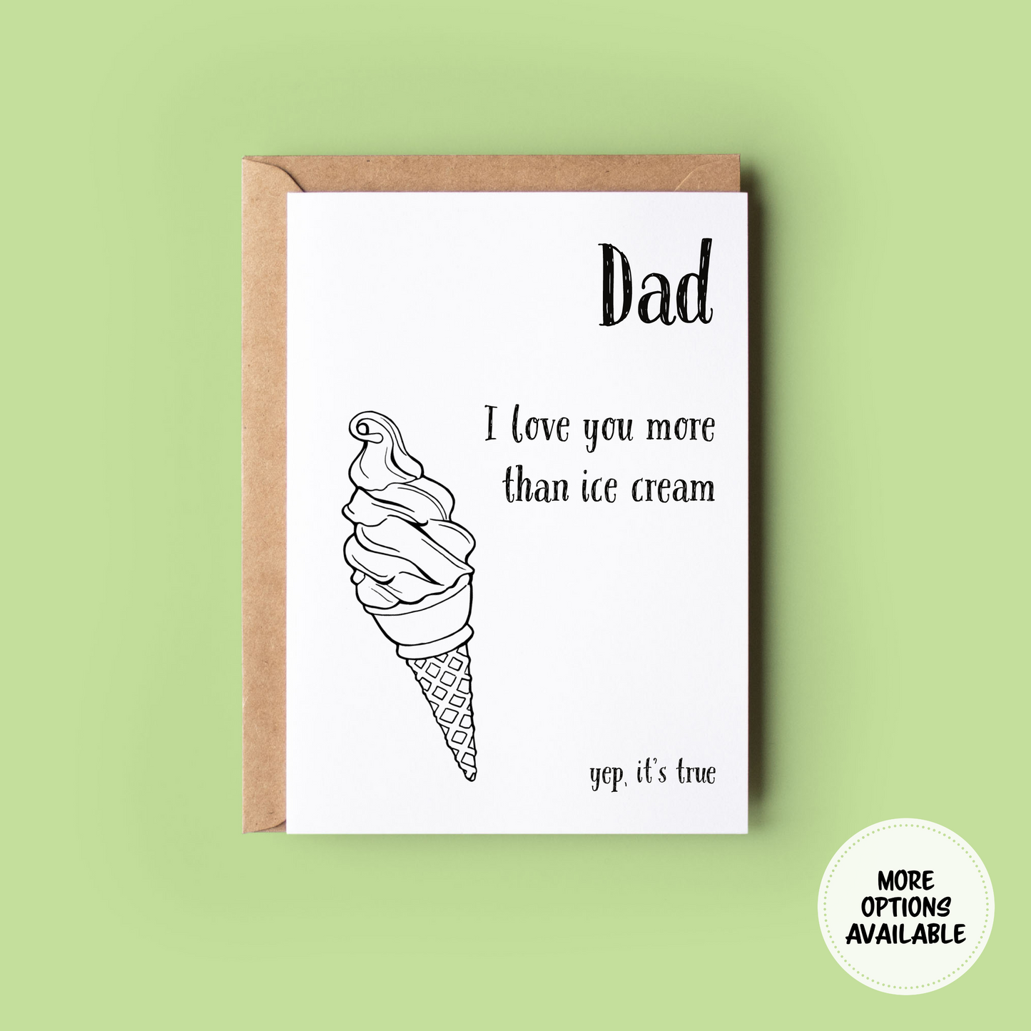 I Love You More Than Ice Cream
