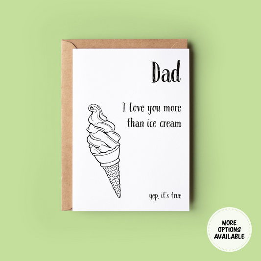 I Love You More Than Ice Cream