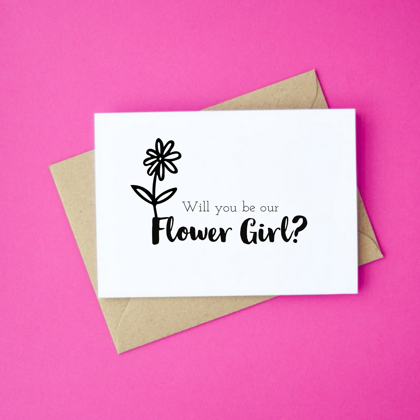 Will You Be Our Flower Girl?