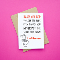 Never Put the Toilet Seat Down
