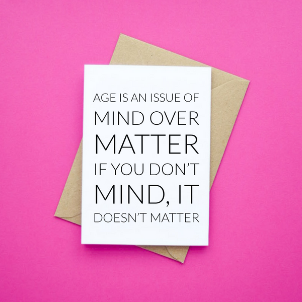 Mind Over Matter