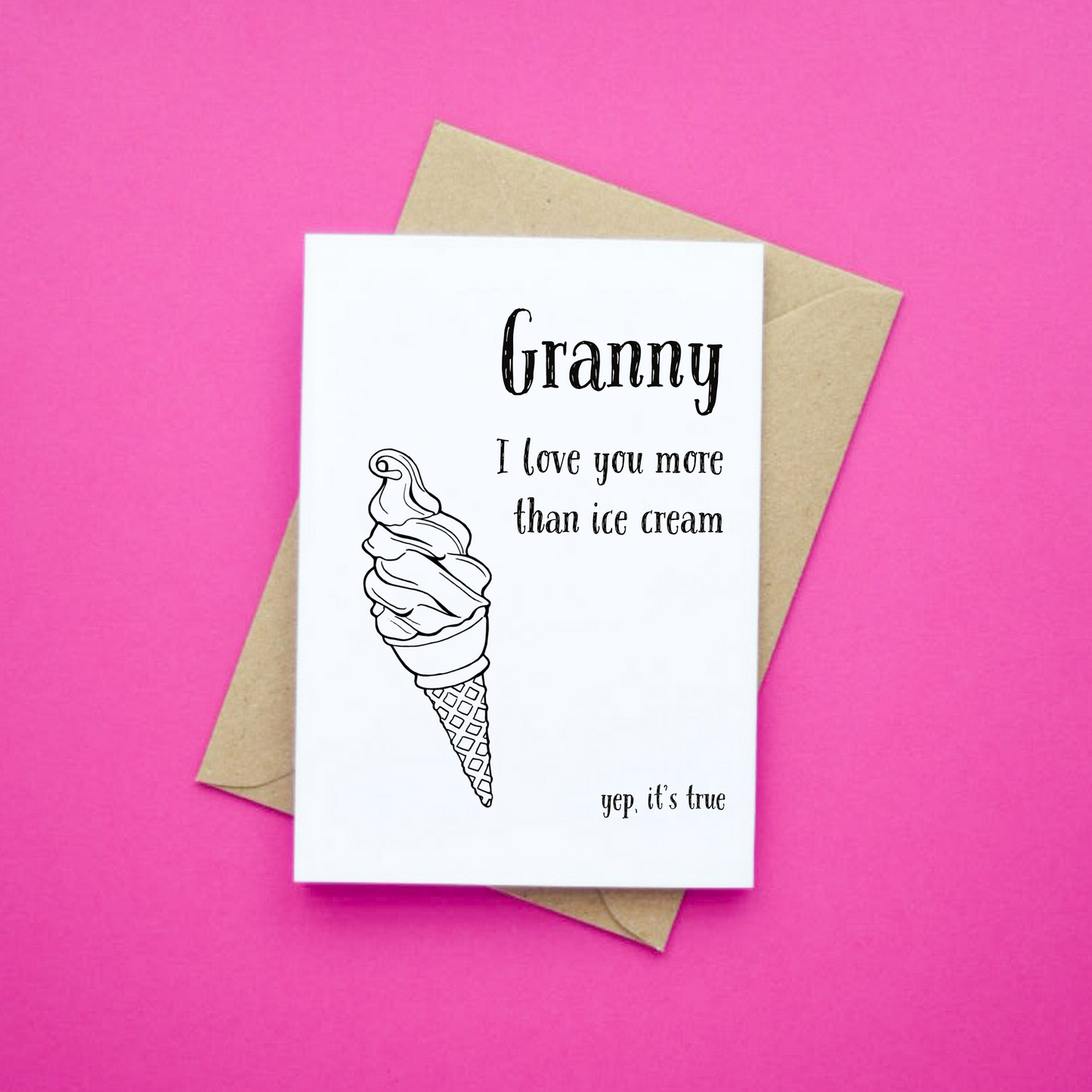 I Love You More Than Ice Cream