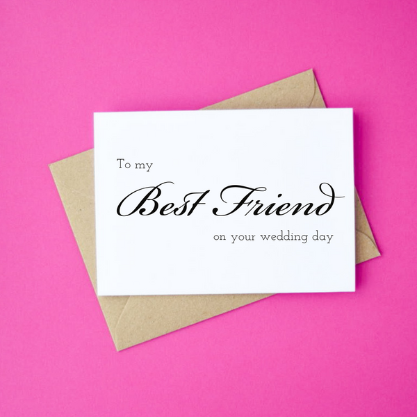 To my Best Friend