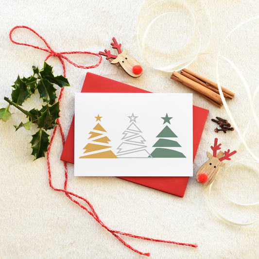 Colour Block Trees 3 Pack