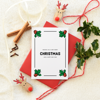 6 pack of Christmas cards