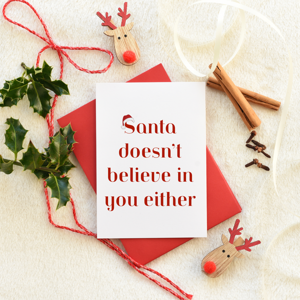 Santa Doesn't Believe in you Either