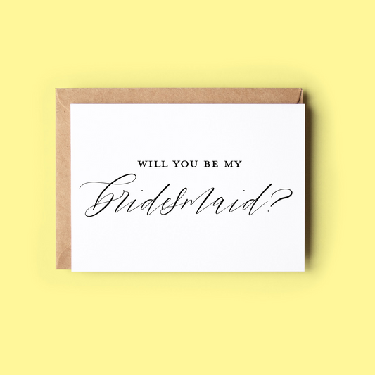 Will You Be My Bridesmaid?