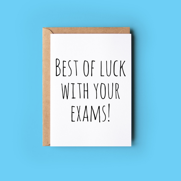 Best of Luck with Your Exams!