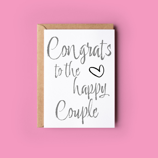 Congrats to the Happy Couple