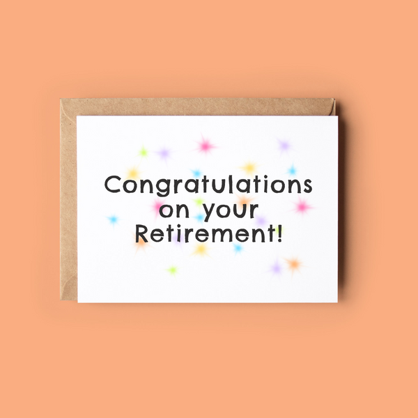 Congratulations on your Retirement!