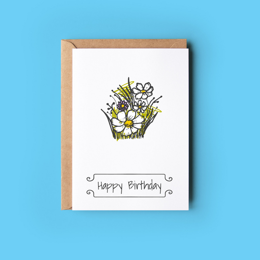 Happy Birthday - Flowers