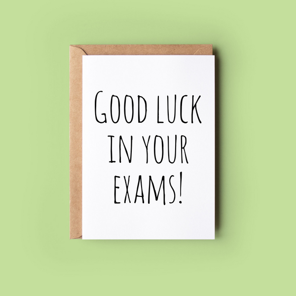 Good Luck in Your Exams!