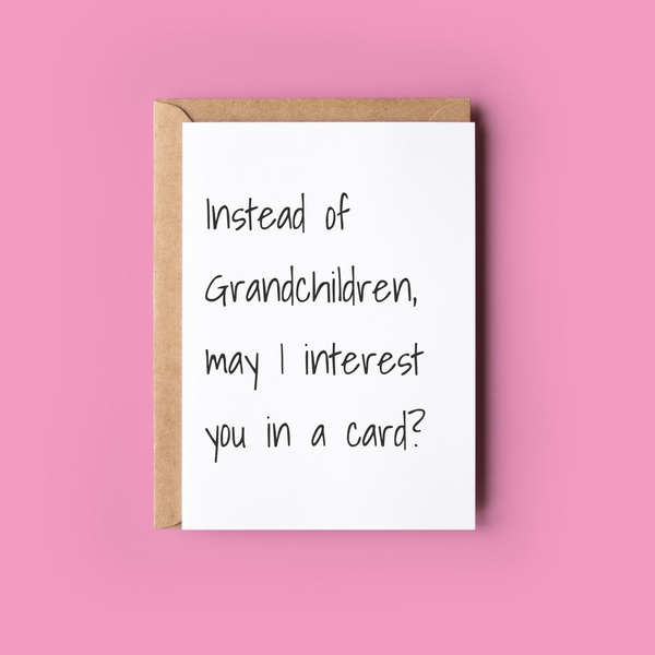 May I Interest You In A Card?