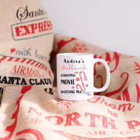 Personalised Christmas Movie Mug