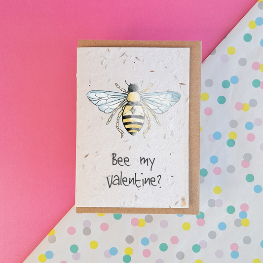Plantable Bee my Valentine?