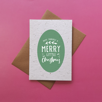 Merry Little Christmas - Plantable Seed Card