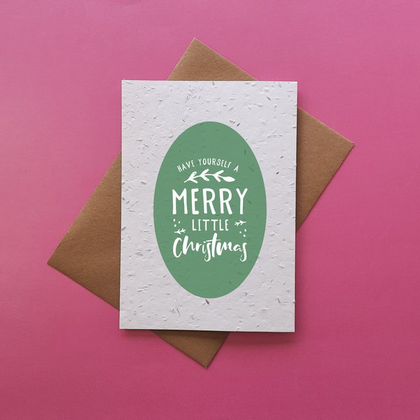 Merry Little Christmas - Plantable Seed Card